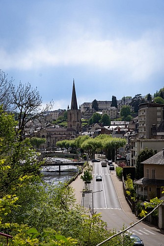 Ville de Tulle par les hauteurs