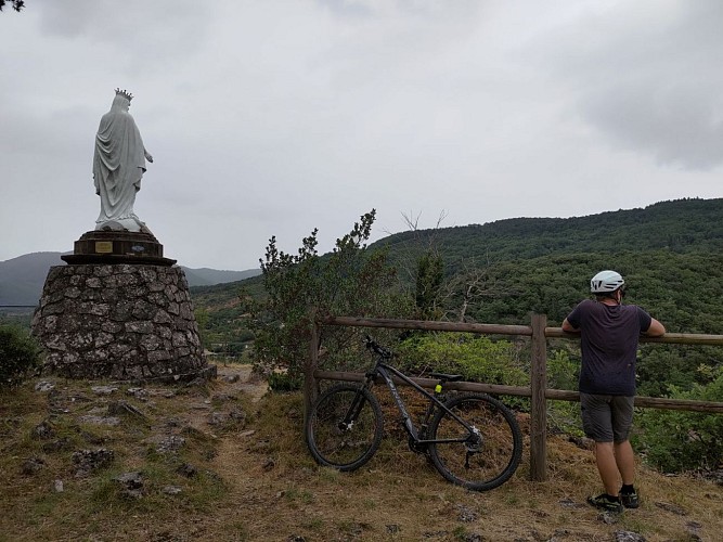 Arrivée à la Vierge