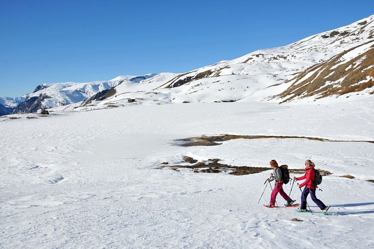 Pontet's lake by ski touring