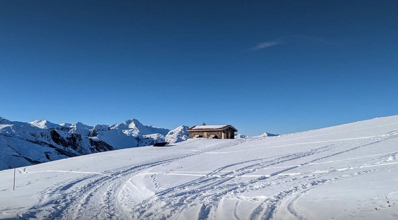 Sentier piéton - Hiver "Sentier des Teppes"_Les Menuires