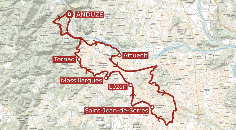 Cyclo Gravel : Des voies vertes au vignoble de Lézan_Anduze