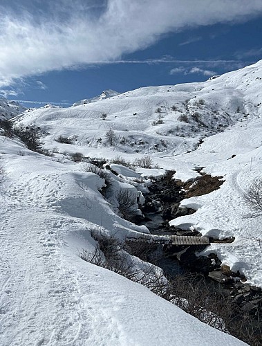 Snowshoe trail - "Le Lac du Lou"_Les Menuires