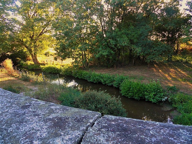 Vue sur la Maine du pont de Chaigneau