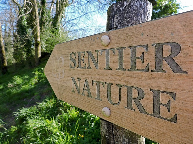 Flèchage du sentier