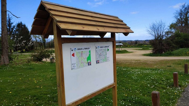 Les deux circuits balisés supports de la randonnée | Plouégat-Guérrand