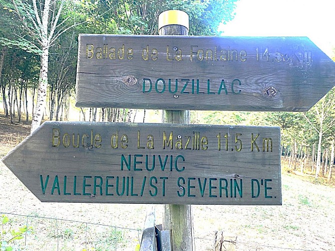 SAINT GERMAIN DU SALEMBRE-Boucle de la Mazille-Signalétique 2