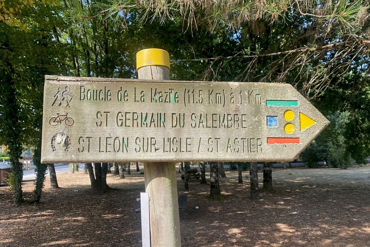 SAINT GERMAIN DU SALEMBRE-Boucle de la Mazille-Signalétique