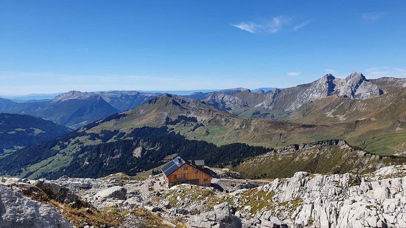 Refuge de la Pointe Percée, via Les Confins_La Clusaz