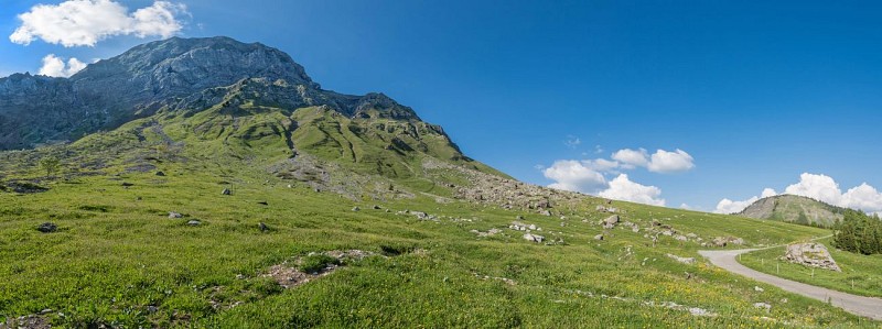 Panorama col Arpettaz