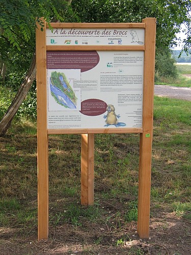 Panneau d'accueil