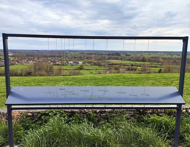 Vue sur l'Allier depuis la côte de la Ribaine