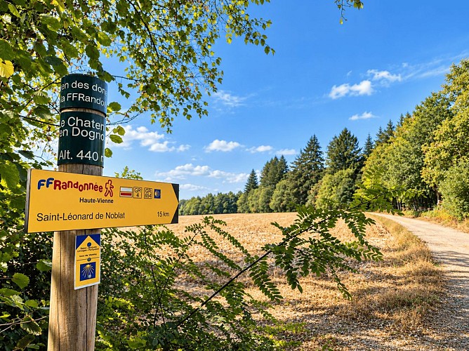 Chemin de randonnée GR654 Voie de Vézelay - Saint-Jacques-de-Compostelle