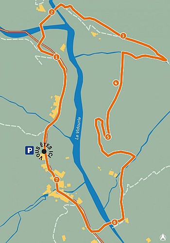 Het Zijde-erfgoedpad in Cros_Cros