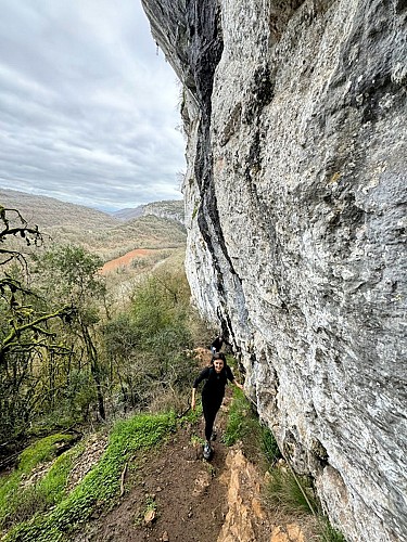 Montée dans le côte de Ouf