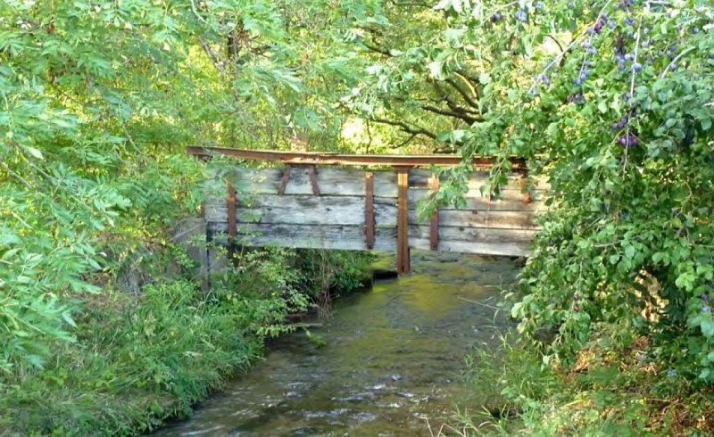 Vestiges du moulin bas à MEYENHEIM