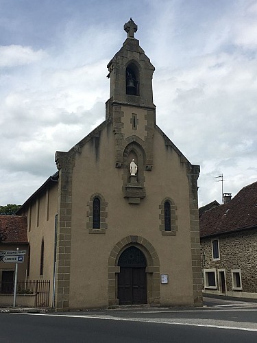 Façade chapelle du Rubeau 