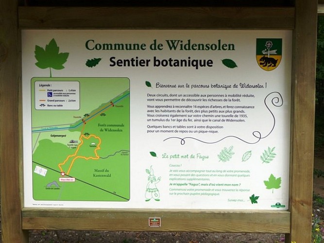 Botanischer Lehrpfad in Widensolen