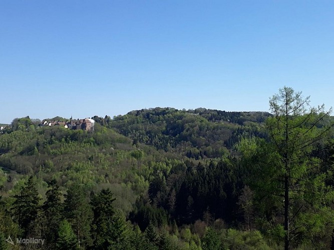 Vue du Staedtel depuis le Rocher Blanc