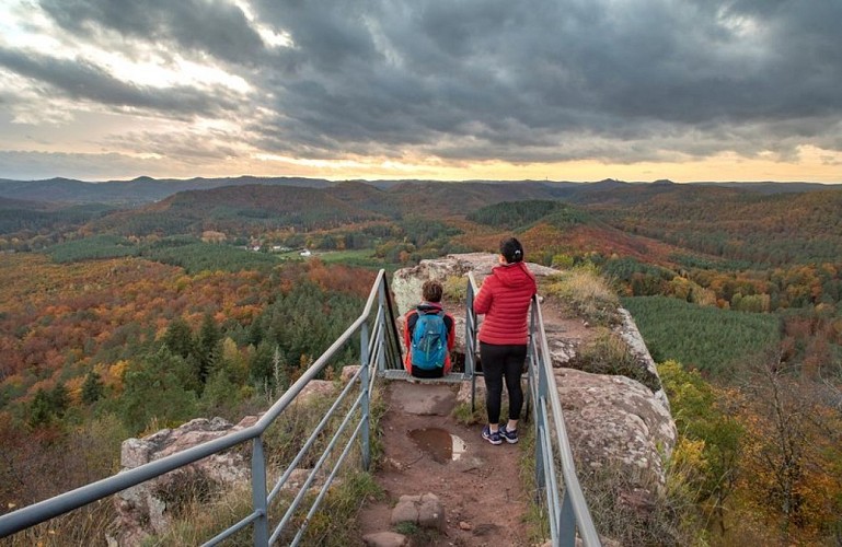 Vue depuis le Château du Falkenstein