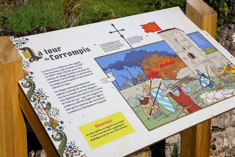 Sentier de découverte de Les Cabannes "Sur les traces des bâtisseurs"