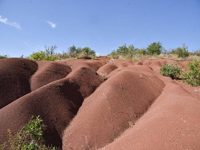 Sentier de Maraval - portion des dunes