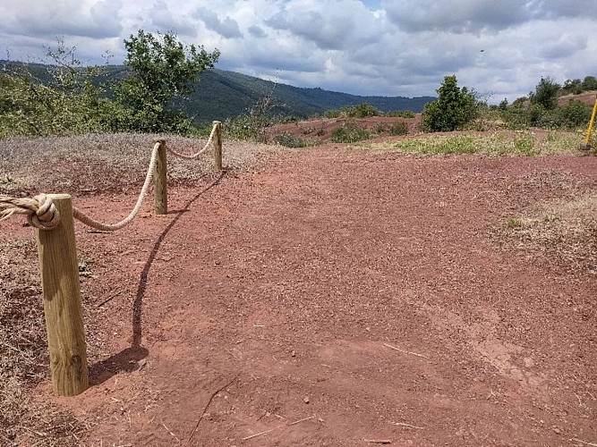 Sentier de Maraval - portion des dunes