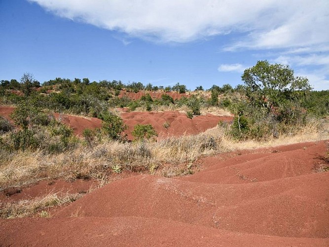 Sentier de Maraval - portion des dunes
