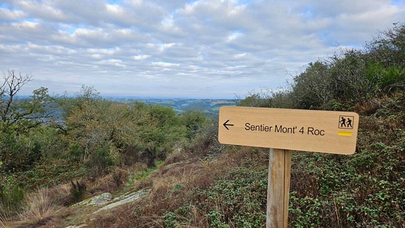 Le sentier de Mont'4 Roc