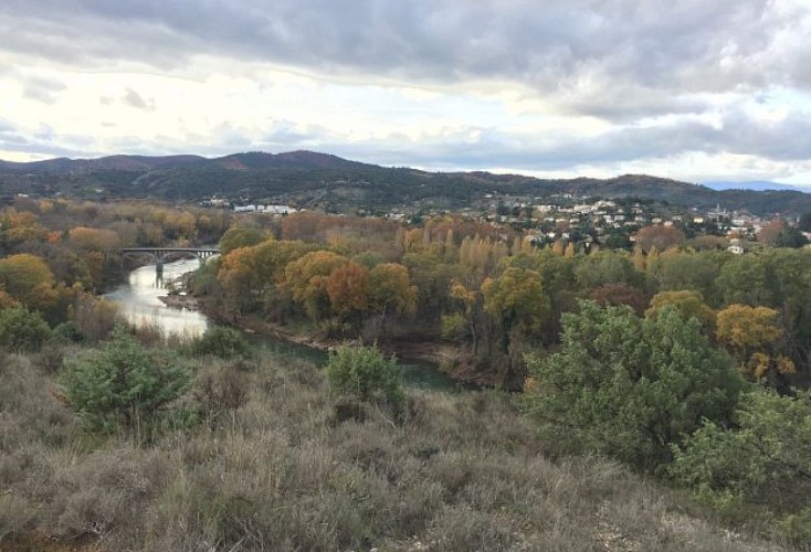 Vue sur la Cèze