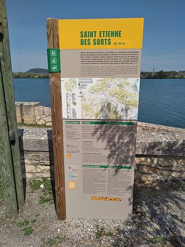Le long du Rhône