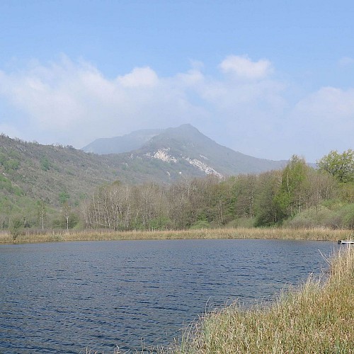 La montagne de Tentanet depuis les lacs de Conzieu