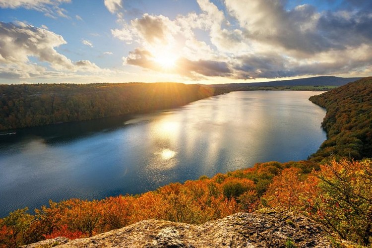 Lac de Chalain en Automne