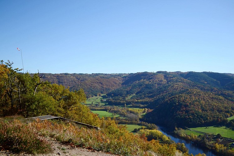 Piste delta avec vue sur Vallée Dordogne_1