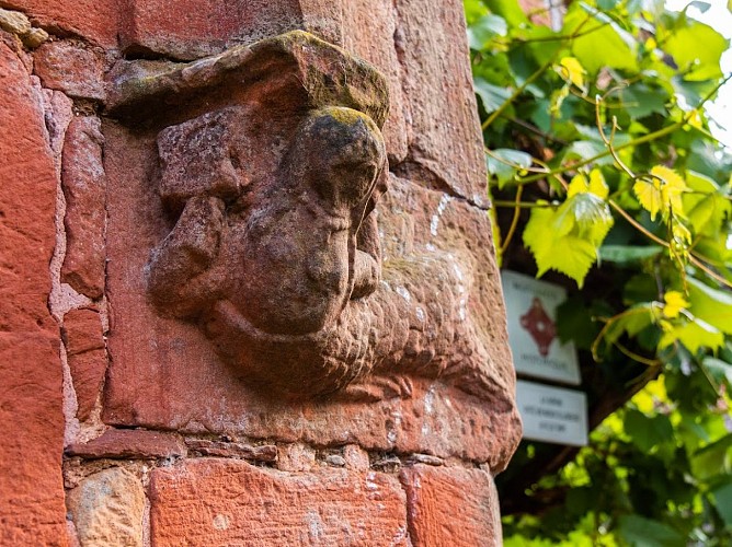 La Maison de la Sirène - Collonges-la-rouge - détail © E. Gerbois - Vallée de la Dordogne - Vallée de la Dordogne_5