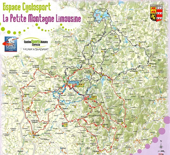 Parcours n°1, Espace Cyclosport La Petite Montagne Limousine_1