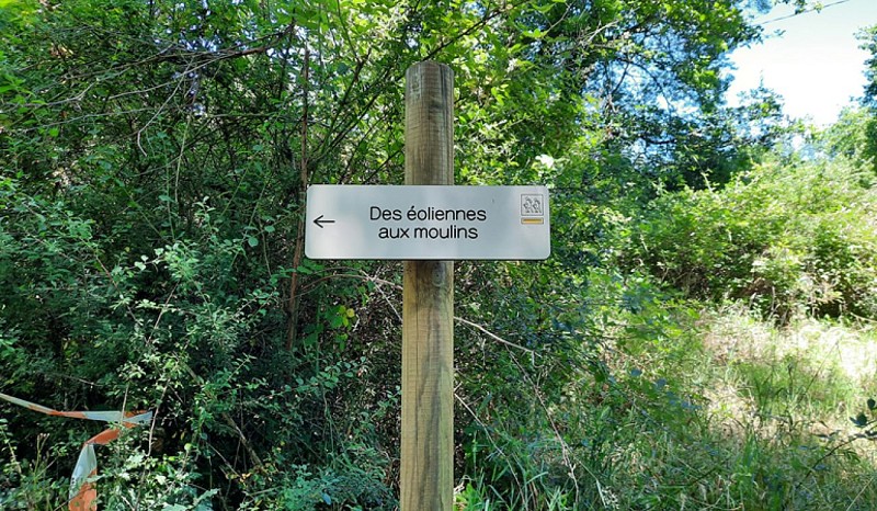 Signalétique sur le sentier