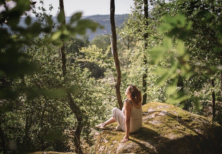 Point de vue sur le sentier des merveilles Sidobre
