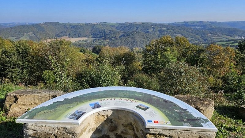 Table d'orientation à St-André