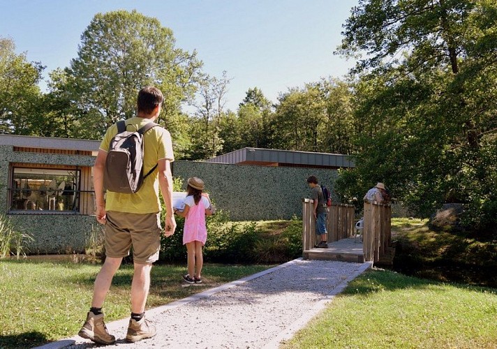 Départ sentier des immortels à la maison du Sidobre