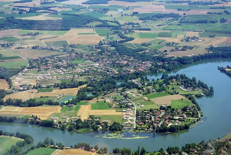 Photo aérienne de Lagrave 2008