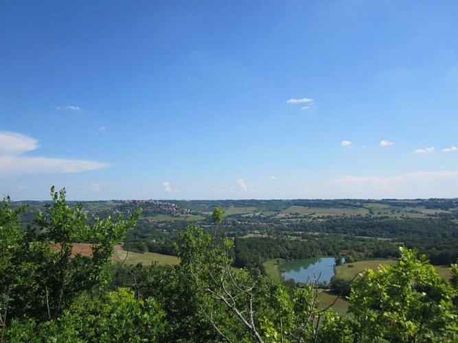 Vue panoramique depuis la pointe du Téroundel