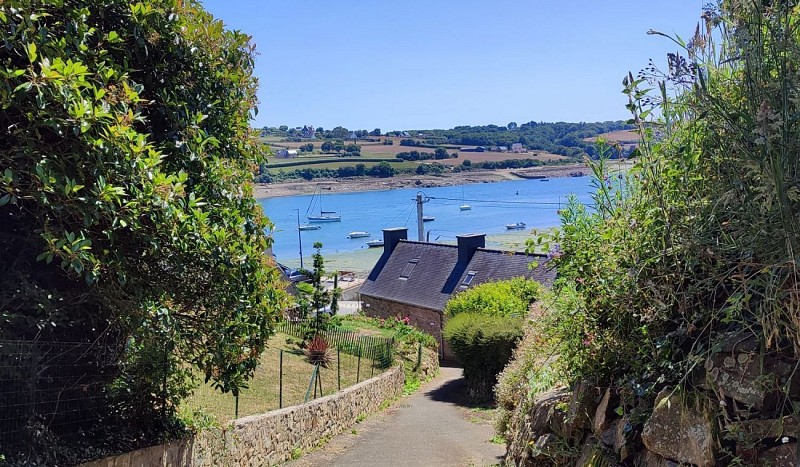 Départ de la randonnée - Vue sur le Jaudy