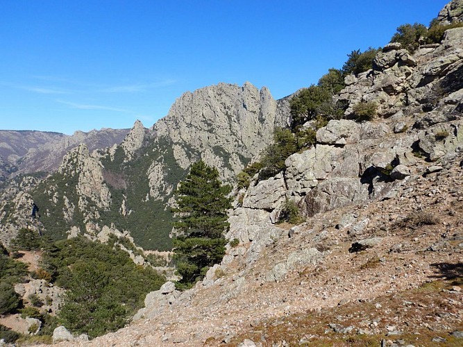 Le Caroux vu du Col de Roujas