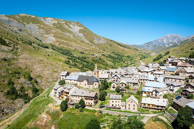 Chemin des Ayes depuis le Chazelet_La Grave