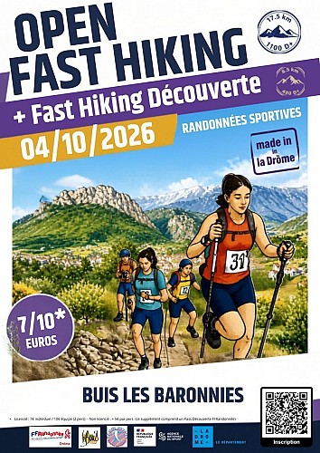 Drome Festi Rando 2026 - Fast-Hiking 17.5 km - 1100 d+