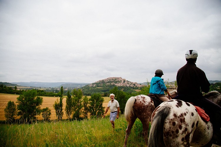 Tour du Tarn à cheval : Roussayrolles / Les Cabannes