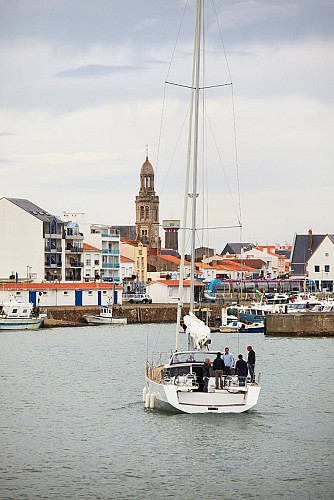 Schleife Nr. 20 - SAINT GILLES CROIX DE VIE - von Vendée Vélo genehmigt