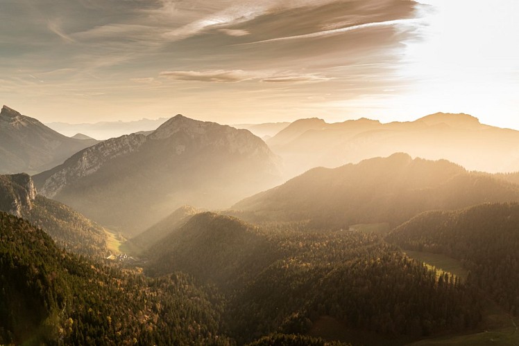 Vue sur le Monastère de la Grande Chartreuse