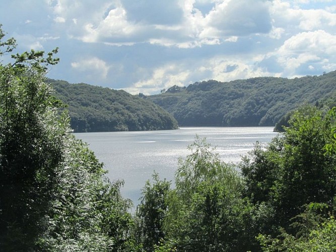 Vues sur le lac de Sarrans et ses 1000 hectares