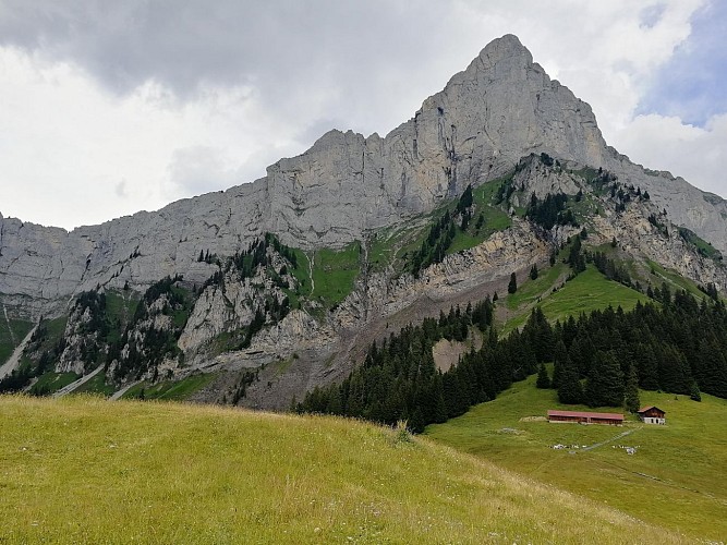 sentier VTT : l'alpage de Véran_Sallanches